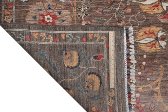 Handwoven Ariana Oriental Ziegler/Kazak rug by Orientmattor, 290x205 cm, intricate geometric patterns in warm tones.