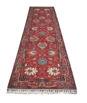 Handknuten Ariana Oriental rug in Ziegler/Kazak style, 290 x 81 cm, featuring intricate patterns and rich colors from Orientmattor.