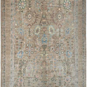 Handknuten Ariana Oriental Ziegler/Kazak rug from Orientmattor, 297x203 cm, detailed pattern and rich colors.