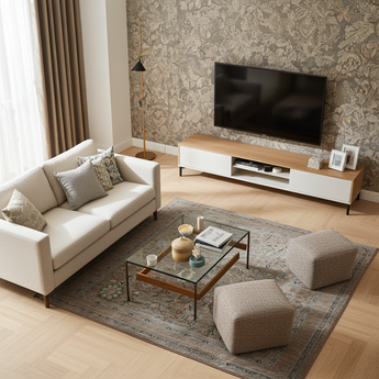 Handknuten Ariana Oriental Ziegler/Kazak rug by Orientmattor, 297x203 cm, detailed traditional woven design in warm tones.