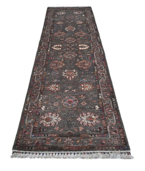 Handknuten Ariana Oriental Ziegler/Kazak rug, 301 x 85 cm, with intricate patterns in warm tones, from Orientmattor.