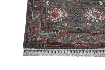 Handwoven Ariana Oriental Ziegler/Kazak rug, 301 x 85 cm, with intricate patterns and warm colors, by Orientmattor.