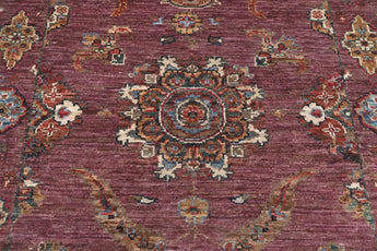 Handknuten Ariana Oriental Ziegler/Kazak rug, 314 x 85 cm, with intricate patterns in warm tones, from Orientmattor.