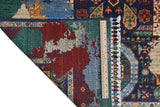 Handwoven Orientmattor Ziegler/Kazak contrast Oriental rug, 150x100 cm with intricate patterns and rich colors.