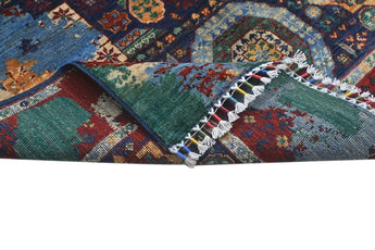 Handknuten oriental rug in Ziegler/Kazak style, 150x100 cm, with contrast design from Orientmattor displayed in the image.