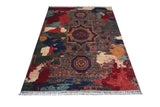 Handwoven Ziegler/Kazak contrast oriental rug, 173 x 123 cm, by Orientmattor, showcasing intricate patterns and rich colors.