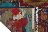 Handwoven Orientmattor Ziegler/Kazak rug, contrast oriental design, 195x152 cm, detailed pattern and rich colors.