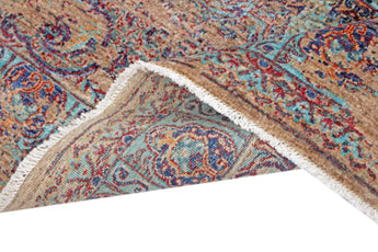Handwoven Oriental rug in Ziegler/Kazak style, contrast design, 219x174 cm, by Orientmattor.