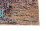 Handwoven Ziegler/Kazak Oriental rug, 219x174 cm, with contrast patterns, from Orientmattor.