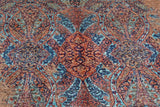 Handknuten Oriental Ziegler/Kazak rug with contrast pattern, 219 x 174 cm, by Orientmattor, detailed woven textile in the image.