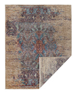Handwoven Ziegler/Kazak oriental rug, 219x174 cm, with contrasting colors from Orientmattor, showcasing intricate traditional patterns.