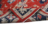 Handwoven Ziegler/Kazak Oriental rug by Orientmattor, 295x249 cm, featuring intricate contrast patterns and traditional design.