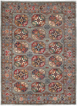 Handwoven Filpa Oriental Ziegler/Kazak rug by Orientmattor, 204 x 148 cm, showcasing intricate traditional patterns.