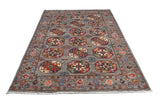 Handwoven Filpa Oriental Ziegler/Kazak rug from Orientmattor, 204 x 148 cm with intricate traditional patterns.
