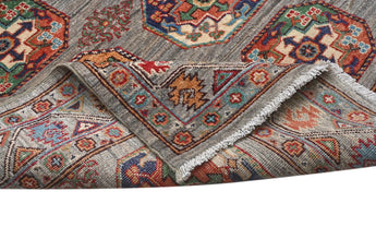 Handknuten Filpa Oriental Ziegler/Kazak rug, 204x148 cm with intricate patterns, crafted by Orientmattor.