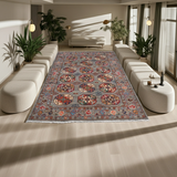 Handwoven Filpa Oriental Ziegler/Kazak rug by Orientmattor, 204x148 cm with intricate traditional patterns.