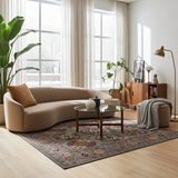 Handknuten Filpa Oriental Ziegler/Kazak rug by Orientmattor, 204 x 148 cm, featuring intricate traditional patterns.