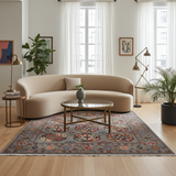 Handwoven Ziegler/Kazak oriental rug by Orientmattor, 204 x 148 cm, featuring intricate traditional patterns and rich colors.