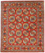 Handknuten oriental Ziegler/Kazak rug by Orientmattor, 290 x 246 cm with intricate patterns and rich colors.
