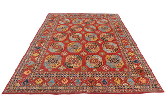 Handwoven Filpa Oriental Ziegler/Kazak rug by Orientmattor, 290x246 cm with intricate patterns and rich colors.