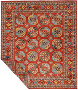 Handwoven Filpa Oriental Ziegler/Kazak rug by Orientmattor, 290x246 cm, showcasing intricate patterns and rich colors.