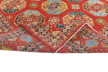 Handwoven Filpa Oriental Ziegler/Kazak rug by Orientmattor, 290 x 246 cm with intricate traditional patterns.