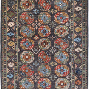 Handknuten Oriental Ziegler/Kazak rug, 294x201 cm, with intricate patterns and rich colors, from Orientmattor.