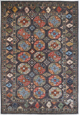 Handknuten Oriental Ziegler/Kazak rug, 294x201 cm, with intricate patterns and rich colors, from Orientmattor.
