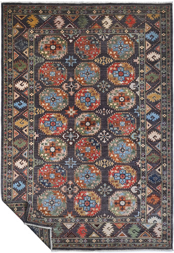Handknuten oriental matta, Ziegler/Kazak style, 294x201 cm, woven by Orientmattor with intricate patterns and vibrant colors.