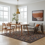 Handwoven Filpa Oriental Ziegler/Kazak rug from Orientmattor, 294x201 cm with intricate traditional patterns.