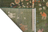 Handknuten floral oriental rug, Ziegler/Kazak style, 148x89 cm, by Orientmattor with detailed floral pattern.