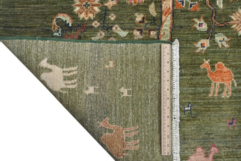 Handknuten floral oriental rug, Ziegler/Kazak style, 148x89 cm, by Orientmattor with detailed floral pattern.