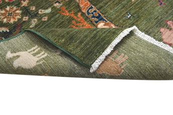 Handwoven floral Oriental rug in Ziegler/Kazak style, 148x89 cm, by Orientmattor, showcasing intricate patterns and vibrant colors.