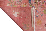 Handwoven floral oriental rug, Ziegler/Kazak style, 148x92 cm, by Orientmattor, showcasing intricate patterns and vibrant colors.