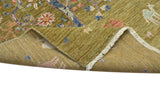 Handknuten floral oriental Ziegler/Kazak rug by Orientmattor, 149x90 cm, detailed floral pattern on woven textile.