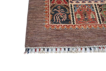 Handknuten floral oriental rug in Ziegler/Kazak style, 182x125 cm, by Orientmattor with intricate floral patterns.