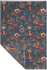 Handwoven floral Oriental rug from Orientmattor, Ziegler/Kazak style, measuring 265x184 cm with intricate traditional patterns.