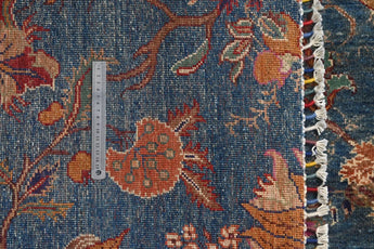 Handknuten floral oriental rug by Orientmattor, Ziegler/Kazak style, 265 x 184 cm with intricate floral patterns.