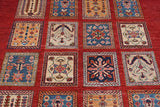 Handwoven Ghazni Oriental rug in Ziegler/Kazak style, 210x160 cm, with intricate patterns and rich colors from Orientmattor.