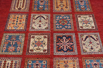 Handwoven Ghazni Oriental rug in Ziegler/Kazak style, 210x160 cm, with intricate patterns and rich colors from Orientmattor.