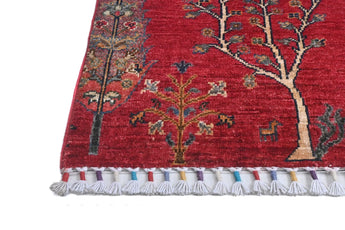 Handknuten matta Gran Oriental Ziegler/Kazak style, 144 x 103 cm, woven rug with intricate patterns from Orientmattor.