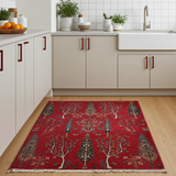 Handknuten Gran Oriental Ziegler/Kazak rug by Orientmattor, 144x103 cm with intricate traditional patterns.