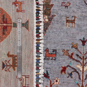 Handwoven Gran Oriental Ziegler/Kazak rug by Orientmattor, 203 x 151 cm with intricate traditional patterns.