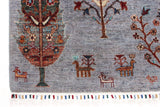 Handwoven Gran Oriental Ziegler/Kazak rug by Orientmattor, 203 x 151 cm with intricate traditional patterns.