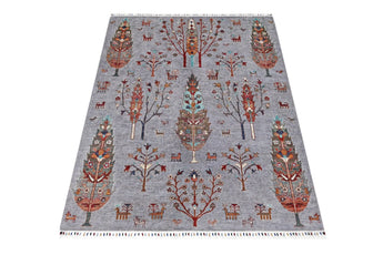 Handwoven Gran Oriental Ziegler/Kazak rug, 203x151 cm, with intricate patterns and warm tones, by Orientmattor.