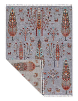 Handknuten Gran Oriental Ziegler/Kazak rug, 203x151 cm with intricate traditional patterns, by Orientmattor.