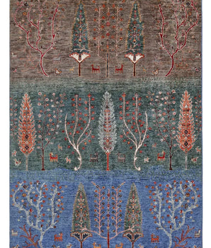 Handknuten Gran Oriental Ziegler/Kazak rug, 210x151 cm, intricate patterns and rich colors, crafted by Orientmattor.