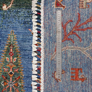 Handknuten oriental rug, Ziegler/Kazak style, in natural tones, measuring 210 x 151 cm, by Orientmattor.