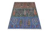 Handwoven Gran Oriental Ziegler/Kazak rug, 210x151 cm, with intricate traditional patterns and rich colors.