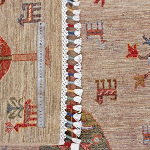 Handwoven Gran Oriental Ziegler/Kazak rug, 242x172 cm, with intricate patterns and rich colors from Orientmattor.